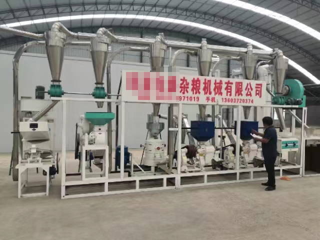 日產(chǎn)10噸小黃米(大黃米)碾米成套機(jī)組 (2)